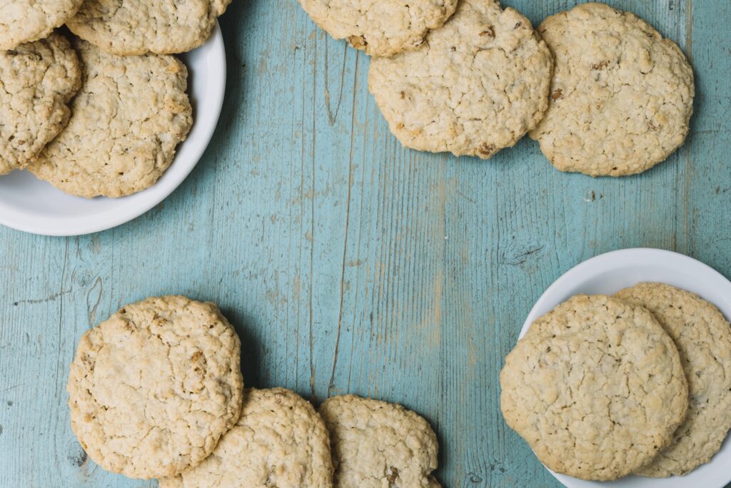 Biscotti con farina di riso e mandorle